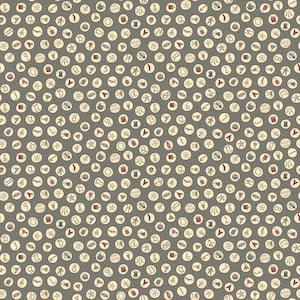 Henry Glass O Christmas Tree Circles Dk Blue Fabric par yard