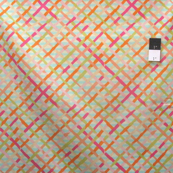 Brandon Mably PWBM037 Mad Plaid Pastel Quilt Cotton Fabric By The Yard