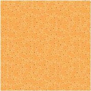 Stof Fabrics 4519-313 Mingo Memory Stones Tangerine Cotton Fabric By The Yard