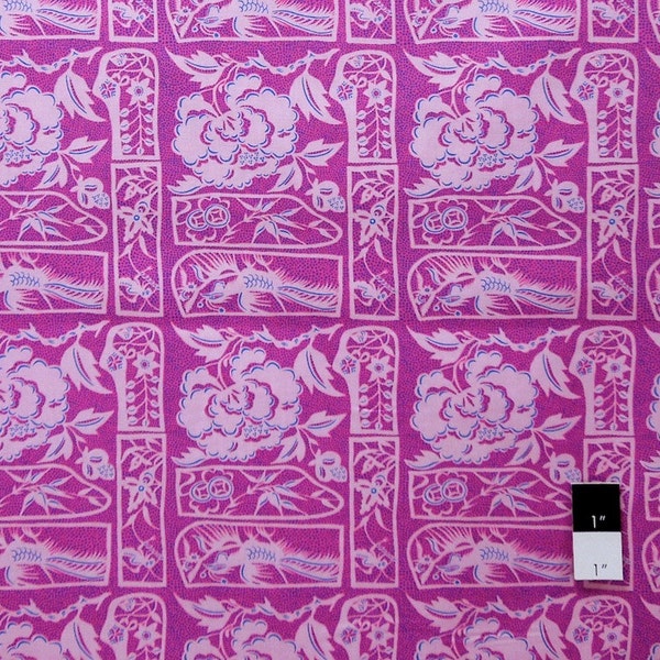 Melissa White PWMW009 Misaki Shanghai Cutouts Jaipur Cotton Fabric 1 Yard