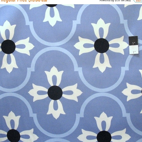 Vicki Payne HDVP23 Logan Blossom Blue Cotton HOME DECOR Fabric By Yd