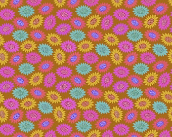 Free Spirit Anna Maria Horner PWAH159 Bright Eyes Picky Gold Fabric By Yard