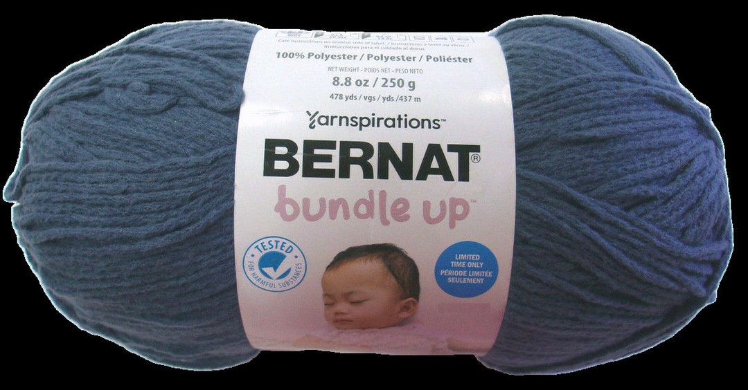 Bernat Bundle Up Marshmallow – 3 Gomitoli Da 141g – Filato In Poliestere 4 Medium – 270 Metri – Per Coperte E Accessori Bambino