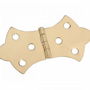 Brainerd 75XC 1 11/16" x 3" Butterfly Hinge Solid Brass 2 Pack