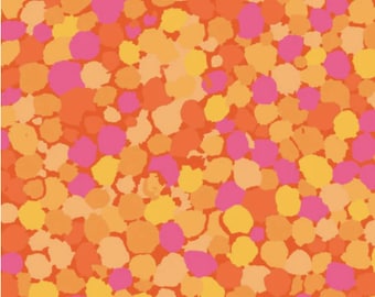 Free Spirit Brandon Mably Reflections Orange Cotton Fabric By The Yard