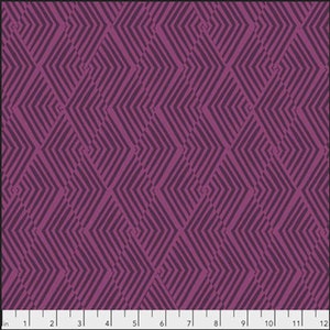 Free Spirit Valori Wells Kismet PWVW013 Diamonds Plum Cotton Fabric By The Yard