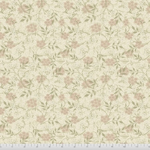 Katoenen stof Free Spirit Morris & Co Granada Jasmine Blush op maat gesneden