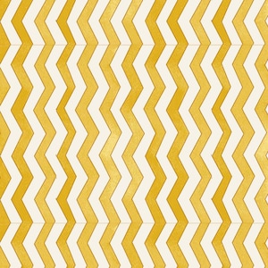 Henry Glass Autumn Elegance Metallic Zigzag Line Gold Fabric By The Yard