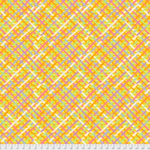 Brandon Mably PWBM037 Mad Plaid Gold Quilting Cotton Fabric By The Yard