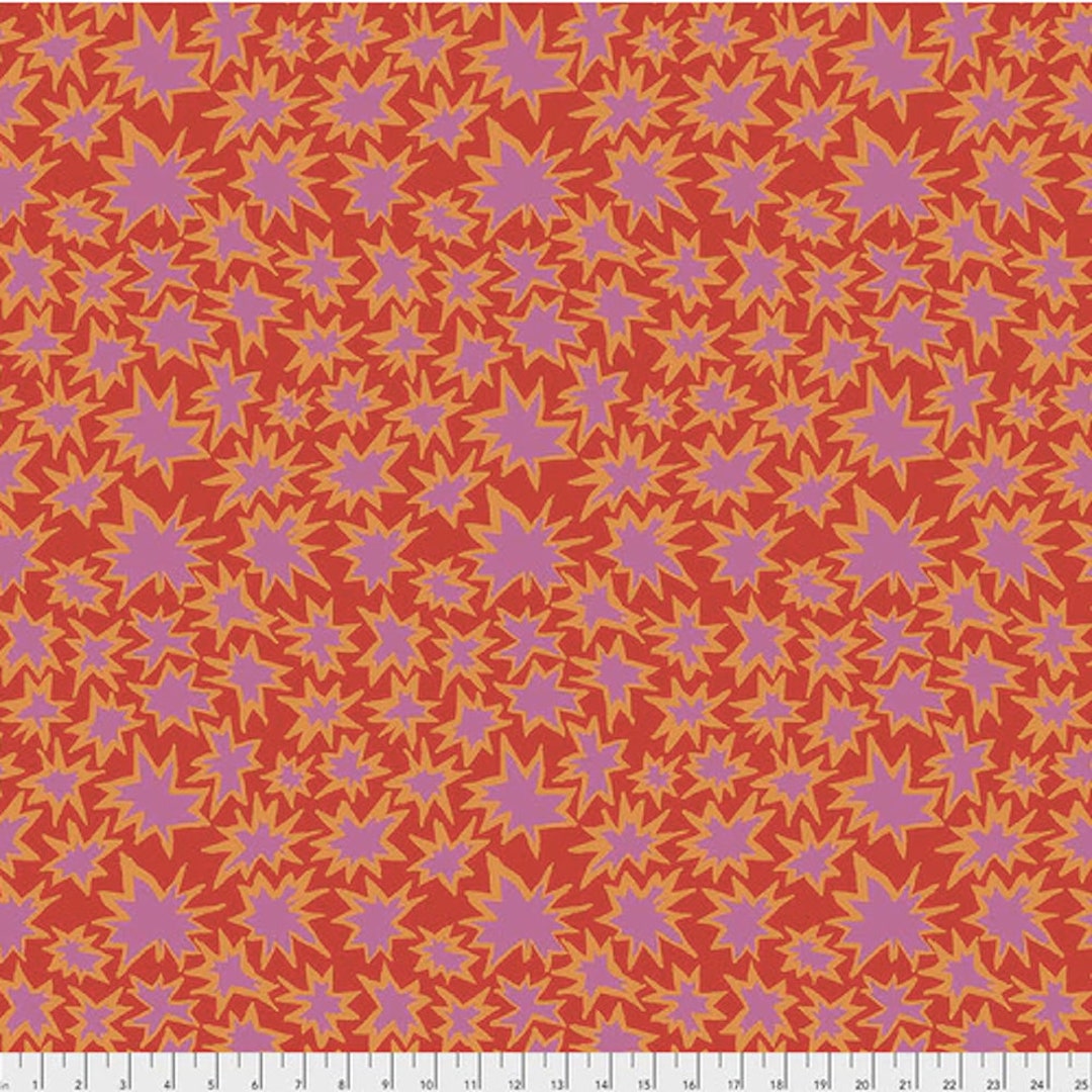 Brandon Mably PWBM072 Bang Red Cotton Quilting Fabric by the - Etsy