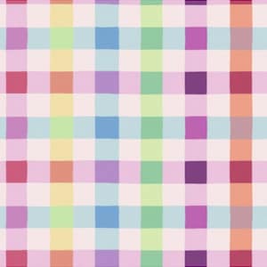 Henry Glass Easter Fun Plaid Pastel Cotton Fabric By The Yard