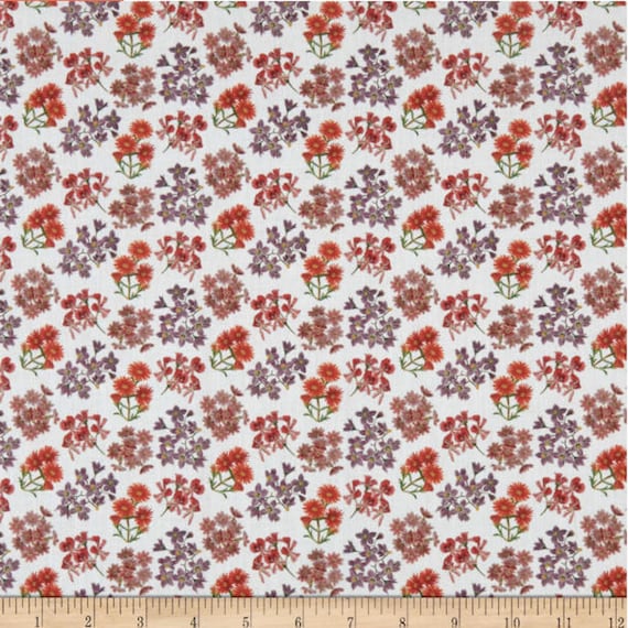 Buy Stof of France Mariposa Flowers Cotton Quilting Fabric by the Online India Etsy