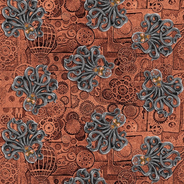 Steampunk Fabric Etsy Steampunk Fabric Etsy