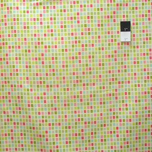 Heather Bailey Home Decor Garden District City Grid Roze stof op maat gesneden