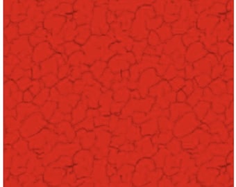 Henry Glass Gnome Is Where Your Garden Grows Crackle Allover Red Fabric By The Yard