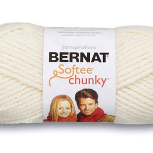 Bernat Softee Chunky Natural 300g Acrylic Knitting & Crochet Yarn