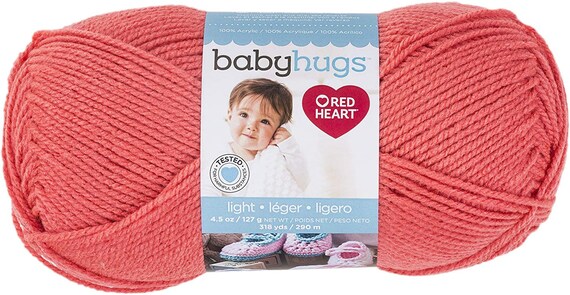 Red Heart Baby Hugs Light Peachie Knitting Crochet Yarn