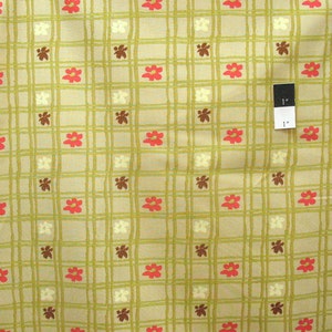 Nel Whatmore PWNW032 Eden Picnic Check Green Cotton Fabric By Yard