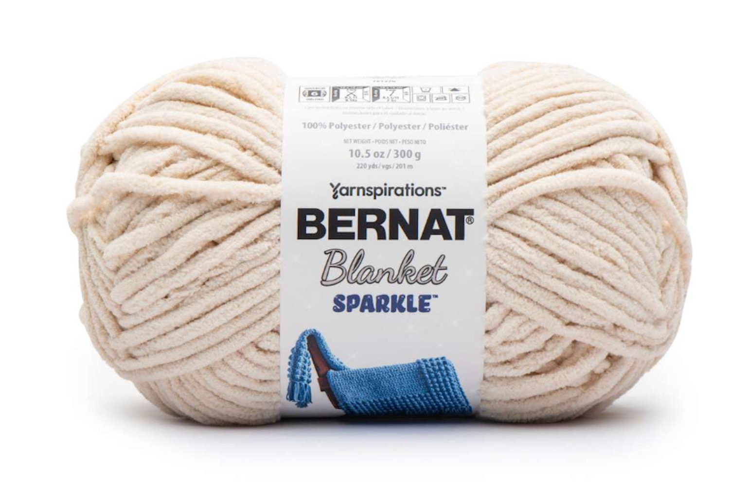 Bernat Baby Blanket Sparkle Yarn Etsy
