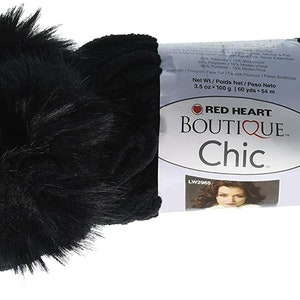 Red Heart Boutique Chic Ebony Breien & Haken Garen