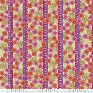 Free Spirit Valori Wells Kismet PWVW009 Oasis Fuchsia Cotton Fabric By The Yard