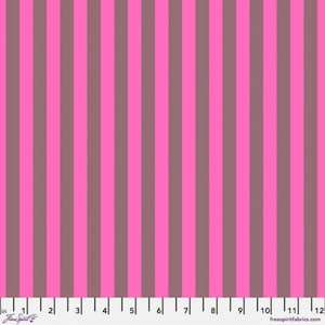 Free Spirit Tula Pink True Colors Neon Tent Stripe Cosmic Cotton Fabric By Yd