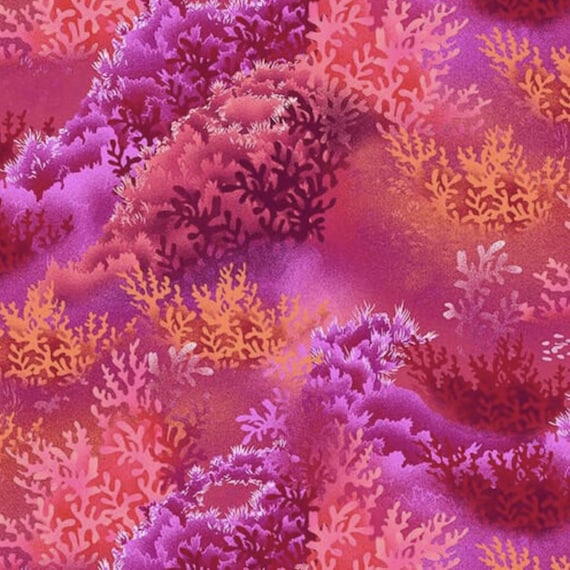 Studio E Sea World 5051-55 Coral Reef Korallen Baumwollstoff