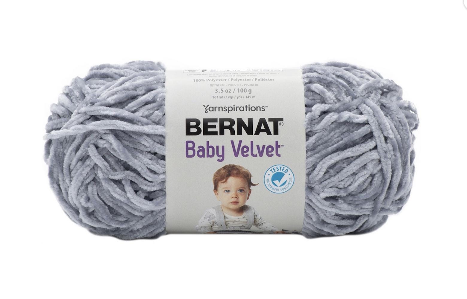 Bernat baby velvet pale gray hotsell