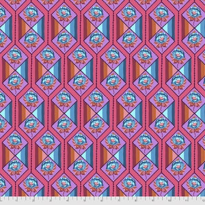 Free Spirit Anna Maria Horner PWAH157 Bright Eyes Facets Coral Fabric By Yard