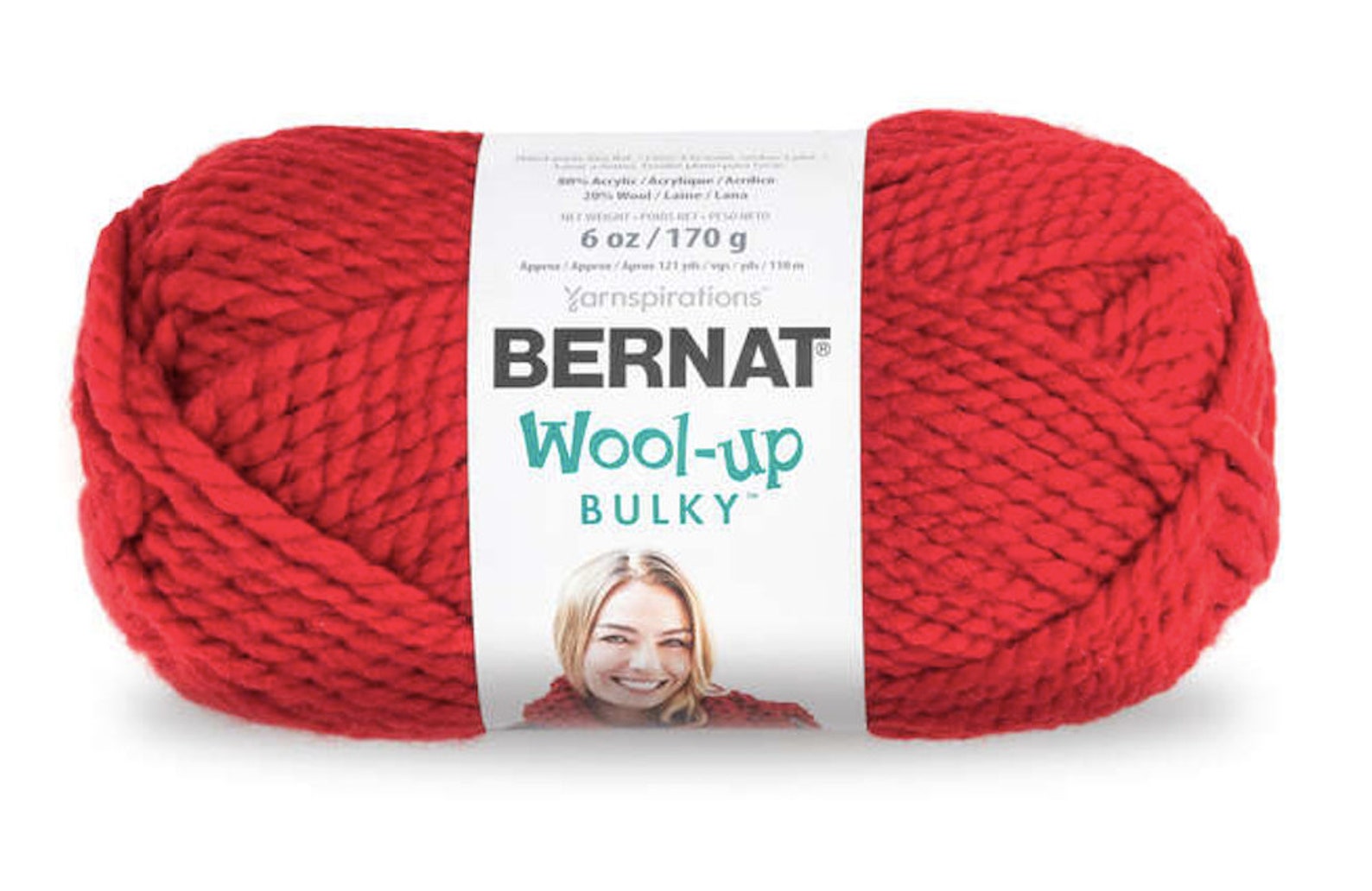 Bernat Wool up Bulky Red 6 Oz Knitting & Crochet Yarn - Etsy