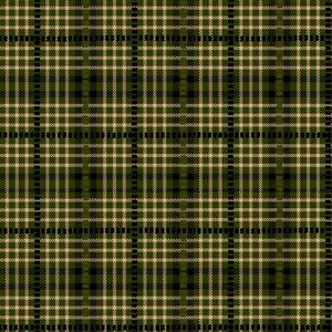 May include: A seamless pattern of green, black, and beige plaid. The pattern is made up of thin lines that create a checkered effect.