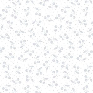 Henry Glass Quilters Flour IV Tossed Cherries White Cotton Fabric By Yard