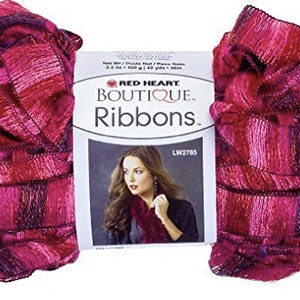 Red Heart Boutique Ribbons Rosebud Knitting & Crochet Yarn