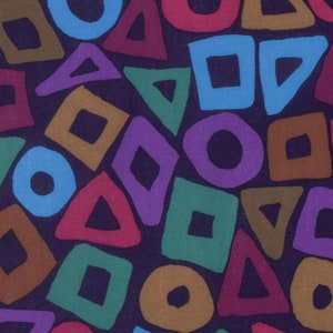 Brandon Mably PWBM057 Puzzle Purple Quilting Cotton Fabric By The Yard