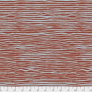 Brandon Mably PWBM050 Creased Turquoise Cotton Fabric By The Yard