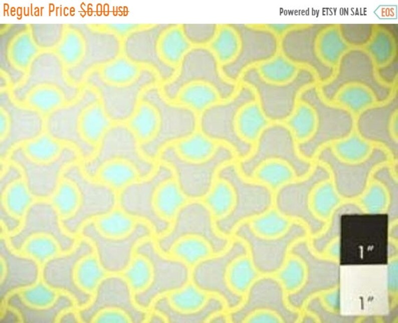On Sale Clearance Amy Butler August Fields Knot Garden Grey Etsy