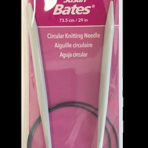 Susan Bates Silvalume 29&quot; Circular Knitting Needles, U.S. 11 (8.00mm)