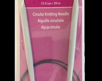 Susan Bates Yarn Circular Knitting Needles Size 11 US 8.0 Mm 11924  Silvalume for sale online