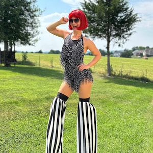 READY TO SHIP - Stilt covers pants, stilt walker costume, Circus costumes