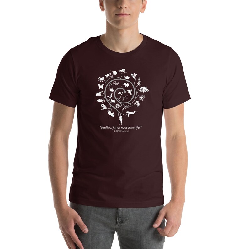 Endless Forms Tree of Life Design - Unisex t-shirt