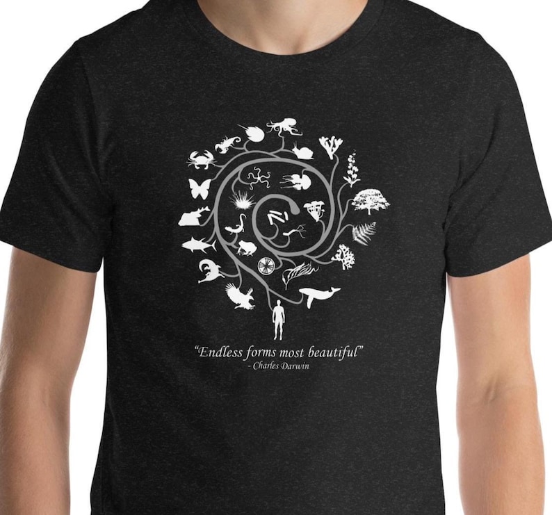 Endless Forms Tree of Life Design - Unisex t-shirt