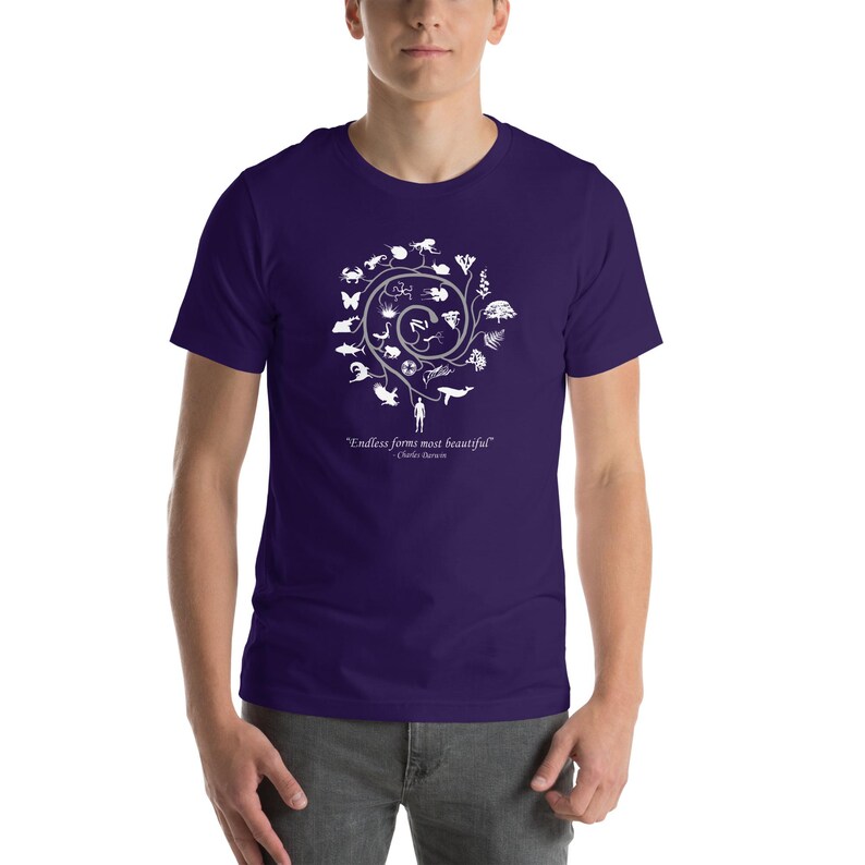 Endless Forms Tree of Life Design - Unisex t-shirt