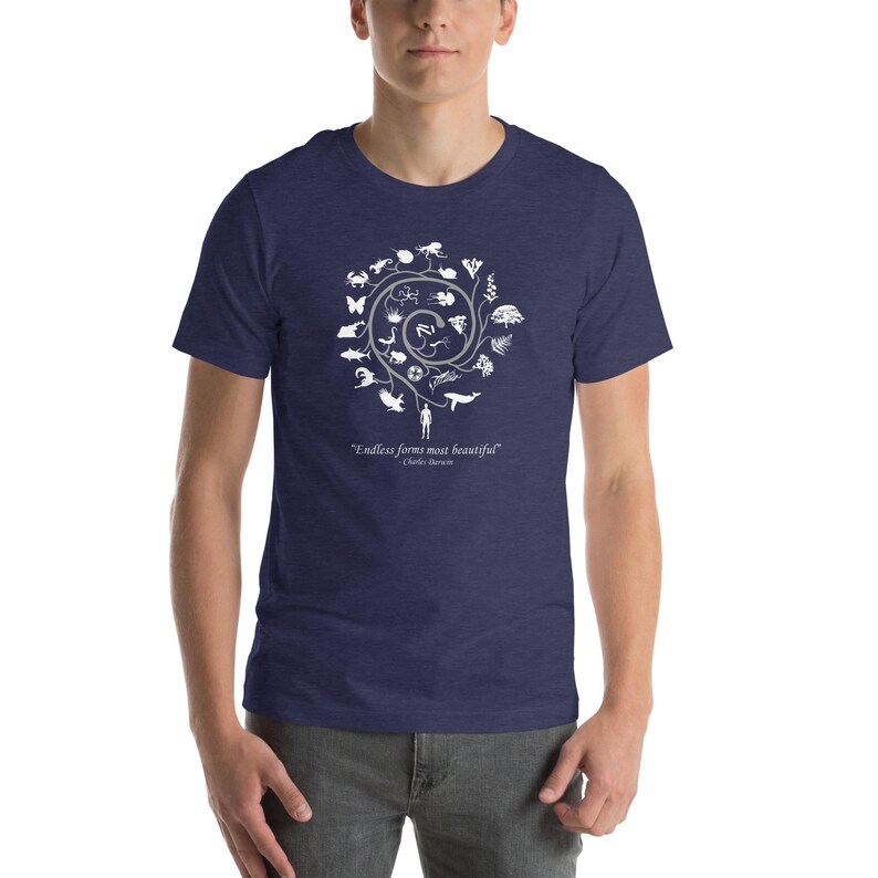 Endless Forms Tree of Life Design - Unisex t-shirt