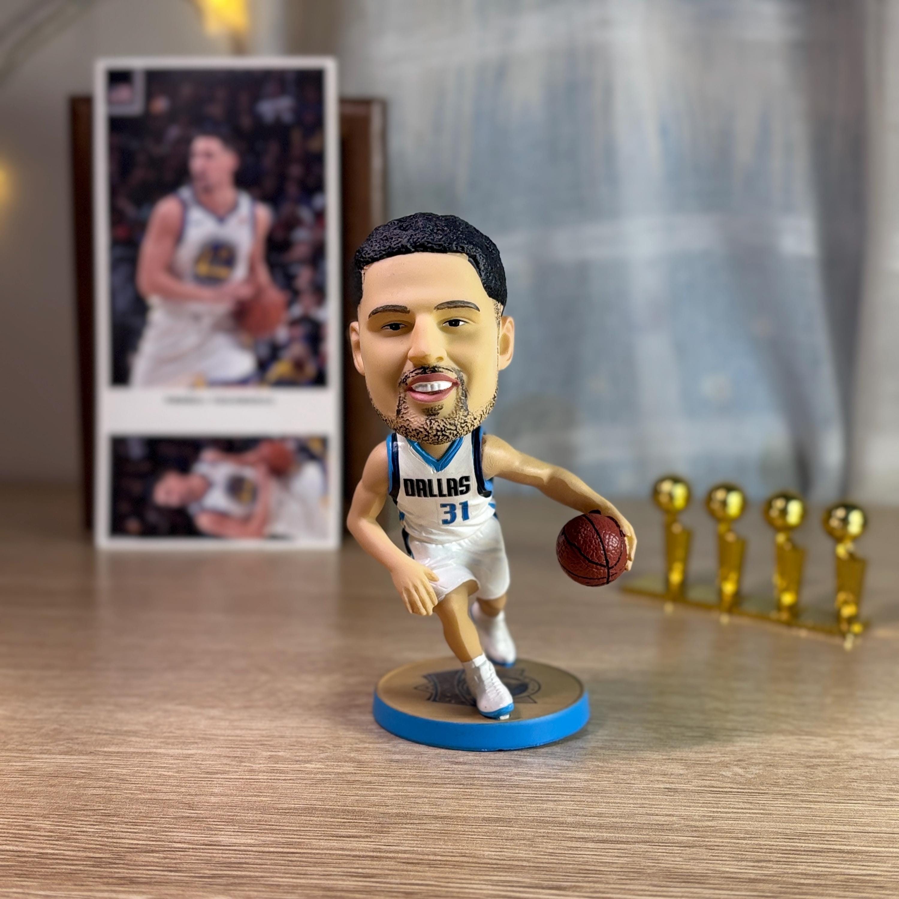 Discover Klay Thompson Mavericks NBA Bobblehead Gift