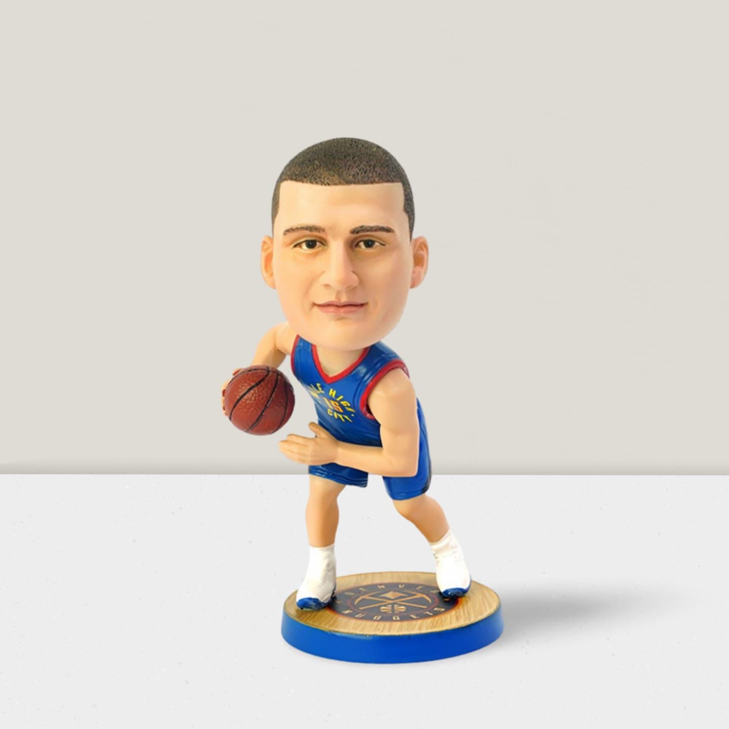 Nikola Jokic Nuggets NBA Bobblehead Christmas Gift • Iconic