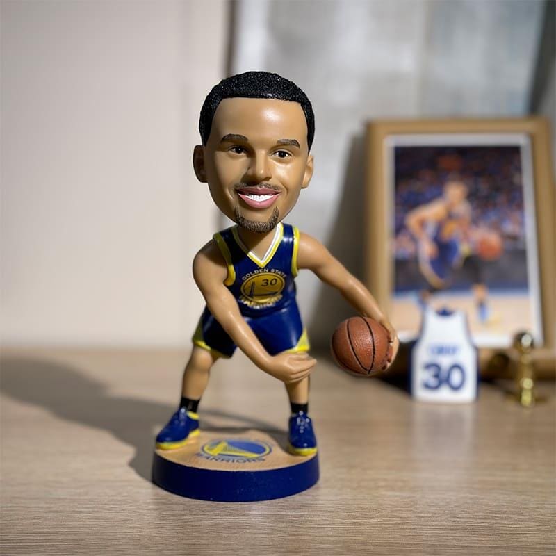 ステフィン・カリー ウォリアーズ NBA ボブルヘッド 18 cm クリスマス