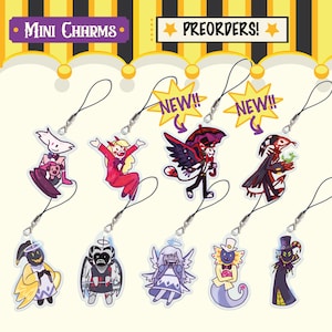 Hazbin Hotel: mini amuletos