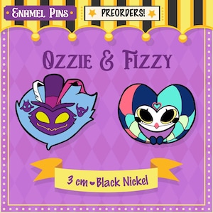 Asmodeus & Fizzarolli enamel pin - Preorders