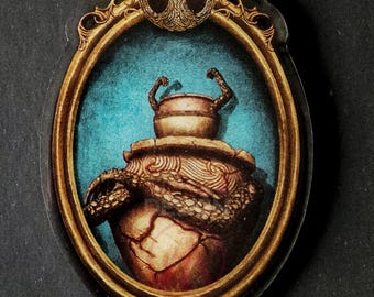 Iron Fist Alexander Elden ring portret acryl sleutelhanger