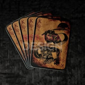 Sticker Cartes à jouer Père Gasocigne